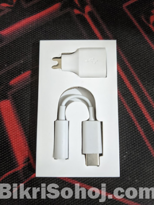 Google Pixel Original 3.5mm Dongle and OTG Adapter